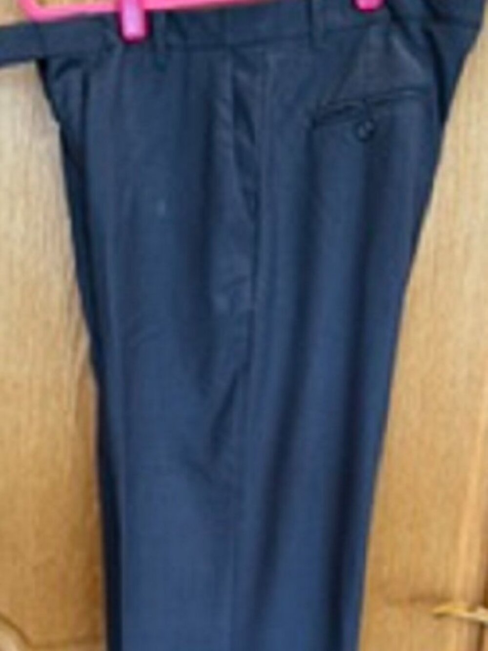 Boy's Calvin Klein Classic Wool Blend Flat-Front Suit Dress Pants Gray 18R